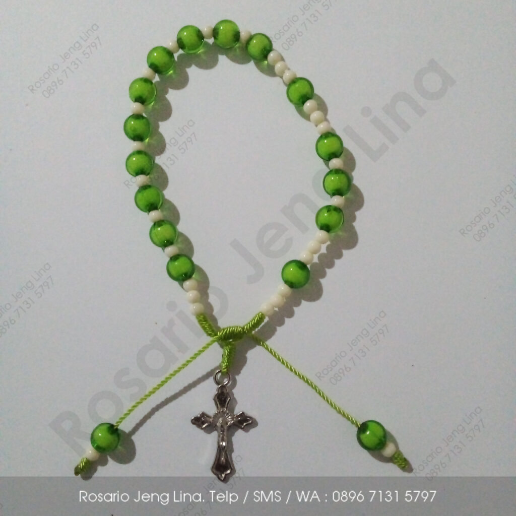 Jual Gelang Rosario Tali - Akrilik Bulat Isi - Toko Online - Grosir Murah - Terdekat - Jeng Lina