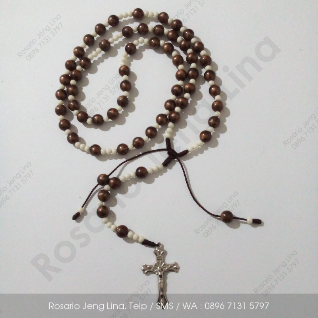 Jual Kalung Rosario Tarik Ulur Tali - Parel Metalik - Toko Online - Grosir Murah - Terdekat - Jeng Lina