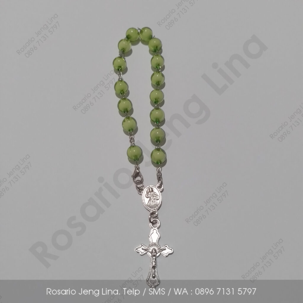 Jual Gelang Rosario Kawat - Akrilik Bulat Isi - Toko Online - Grosir Murah - Terdekat - Jeng Lina